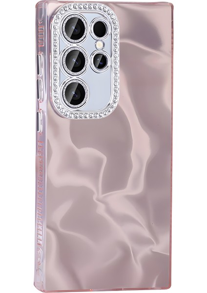 Galaxy S24 Ultra Kılıf Airbagli Parlak Taş Detay Tasarımlı Esila Kılıf