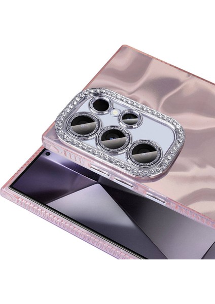 Galaxy S24 Ultra Kılıf Airbagli Parlak Taş Detay Tasarımlı Esila Kılıf modelleri