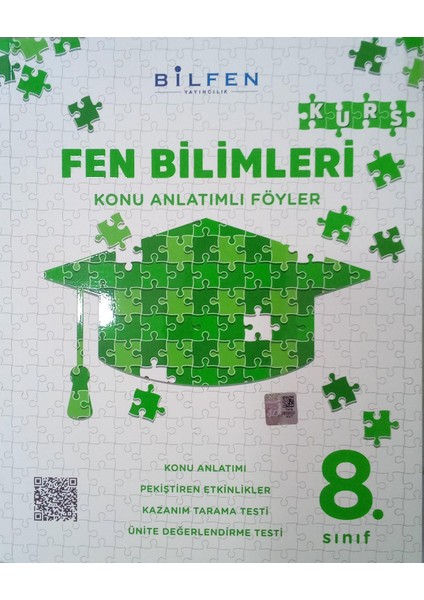 Bilfen Yayıncılık 8.sınıf Kurs Fen Bilimleri 8 Föy