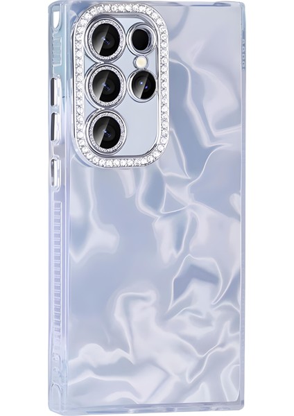 Galaxy S23 Ultra Kılıf Airbagli Parlak Taş Detay Tasarımlı Esila Kılıf