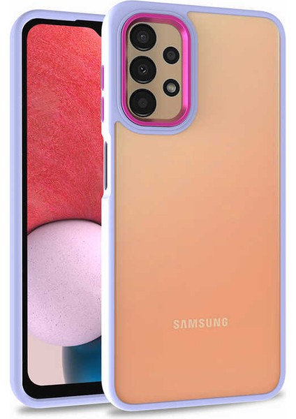 Samsung Galaxy A53 5g Kılıf Flora Kapak - Lila
