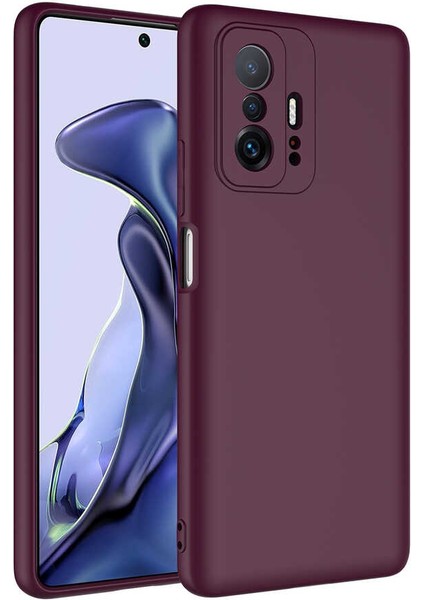 Xiaomi Mi 11T Pro 5g Kılıf Mara Lansman Kapak - Koyu Mor