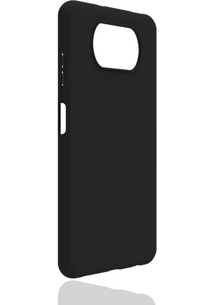 Xiaomi Poco X3 Kılıf Biye Silikon - Siyah