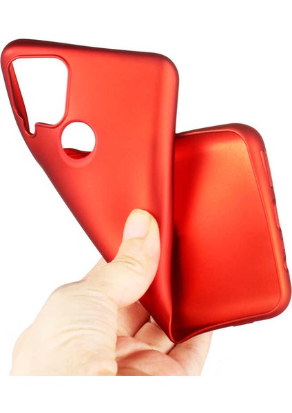 Realme C25 Kılıf Zore Premier Silikon Kapak-Rose Gold modelleri