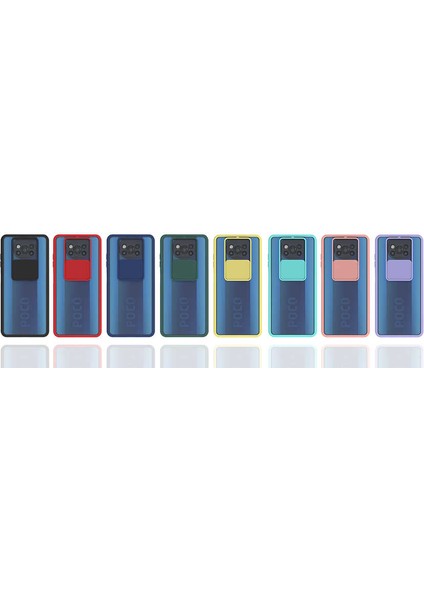Xiaomi Poco X3 Kılıf Zore Lensi Kapak-Pembe Açık