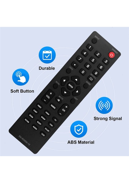 DX-32E250A12 DX-24E150A11 DX-19LD150A11 DX-L42-10A DX-L40-10A LCD Hdtv Tv Için DX-RC02A-12 Uzaktan Kumandayı Değiştirin (Yurt Dışından) fırsatları