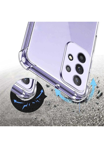 Galaxy A33 5g Kılıf Kamera Korumalı Nitro Anti Shock Silikon-Renksiz