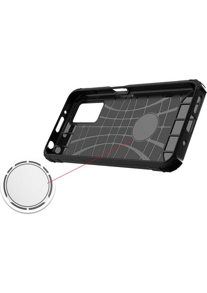ZORE Xiaomi Redmi 10 Kılıf Crash Silikon Kapak-Kırmızı