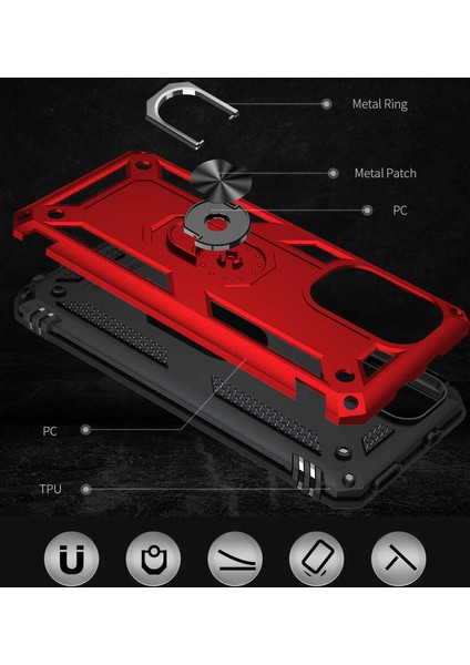 ZORE Xiaomi Redmi K40 Kılıf Vega Kapak-Mavi