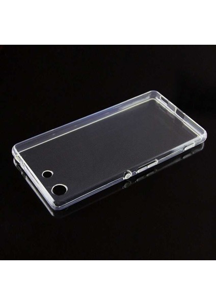 ZORE Sony Xperia M5 Kılıf Süper Silikon Kapak-Renksiz