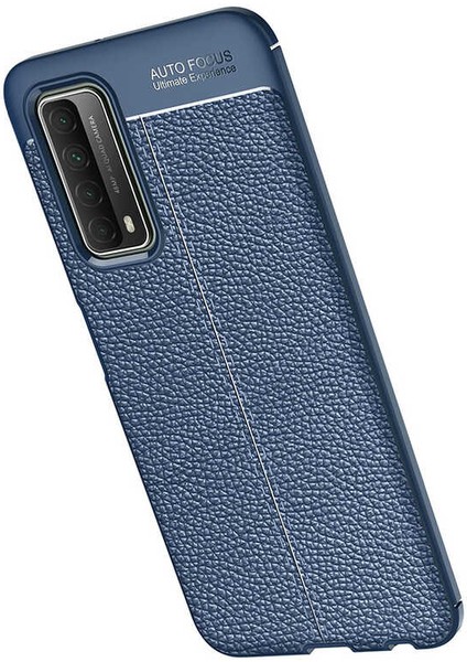 Huawei P Smart 2021 Kılıf Niss Silikon Kapak-Lacivert