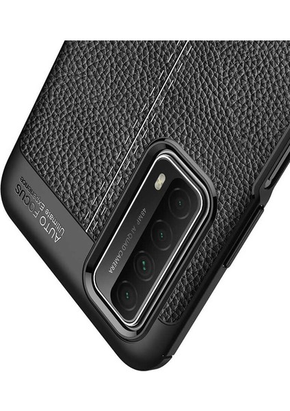 Huawei P Smart 2021 Kılıf Niss Silikon Kapak-Lacivert