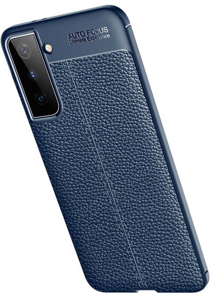 Galaxy S21 Kılıf Niss Silikon Kapak-Lacivert