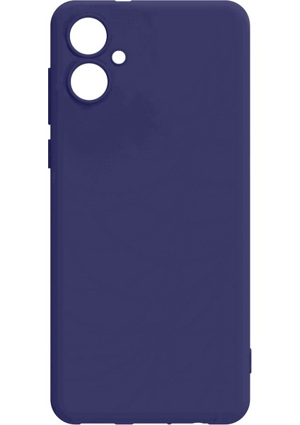 ZORE Galaxy A04E Kılıf Biye Silikon-Lacivert