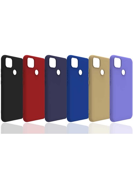 Xiaomi Redmi 9c Kılıf Biye Silikon-Kırmızı