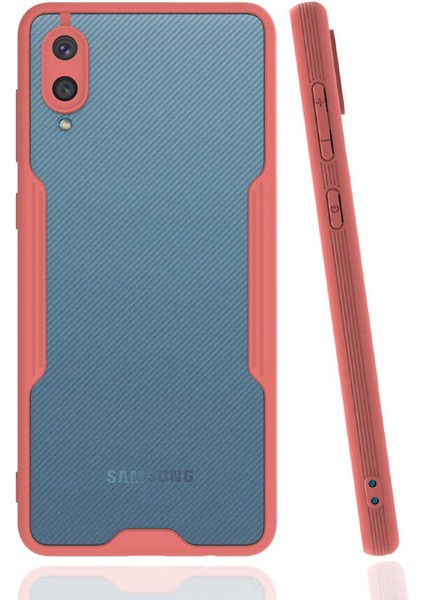 ZORE Galaxy A02 Kılıf Parfe Kapak-Pembe