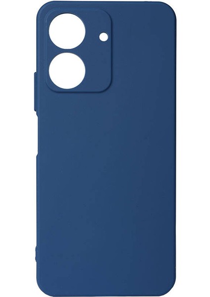 ZORE Xiaomi Redmi 13C Kılıf Biye Silikon-Lacivert