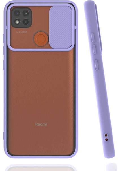 Xiaomi Redmi 9c Kılıf Lensi Kapak-Lila