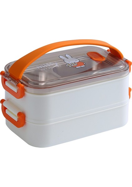 Miffy Çift Katmanlı Paslanmaz Çelik Öğle Yemeği Kutusu (Yurt Dışından)