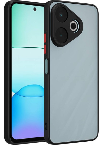ZORE Xiaomi Redmi 13 4g Kılıf Hux Kapak-Siyah