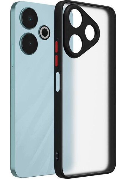 ZORE Xiaomi Redmi 13 4g Kılıf Hux Kapak-Siyah