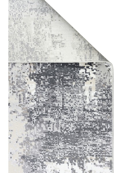 Marble Serisi Modern Desenli Salon Oturma Odası Koridor Antre Şık Halı 04 Grey Antrasıt