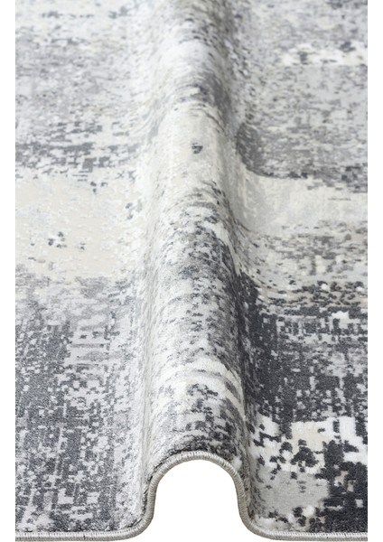 Marble Serisi Modern Desenli Salon Oturma Odası Koridor Antre Şık Halı 04 Grey Antrasıt