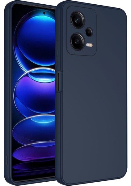 Xiaomi Redmi Note 12 5g Kılıf Mara Lansman Kapak-Lacivert