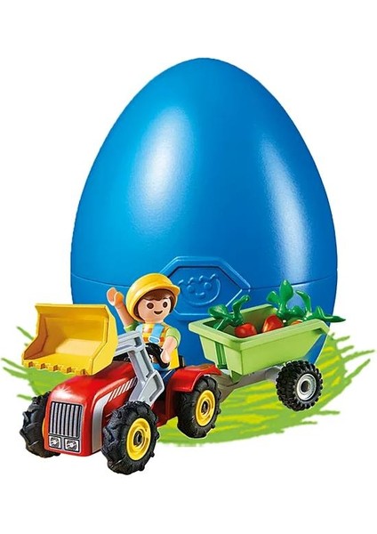 Playmobil 4943 Boy With Children´s Tractor