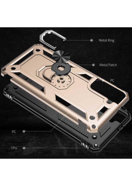 ZORE Galaxy S21 Kılıf Vega Kapak-Gold
