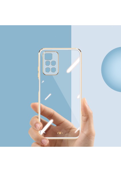 Xiaomi Redmi 10 Kılıf Voit Clear Kapak-Yeşil