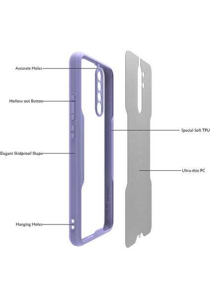 Xiaomi Redmi 9 Kılıf Parfe Kapak-Mavi
