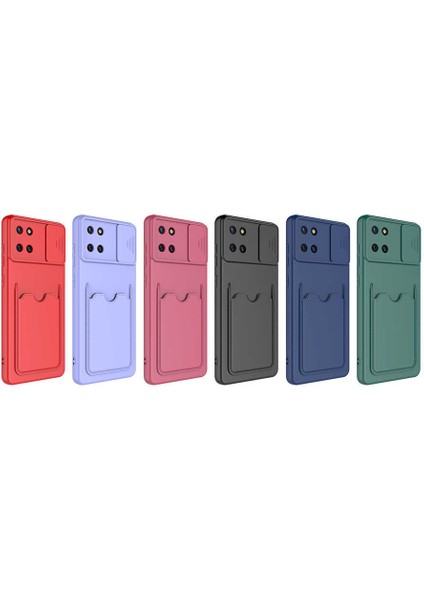 Galaxy A81 (Note 10 Lite) Kılıf ​zore Kartix Kapak-Koyu Mor