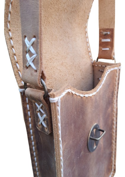 Dionysos Ss1 Model Unisex El Yapımı Vintage El Dikişi Crazy Deri Küçük Boy Çanta Telefon Çantası fiyatları