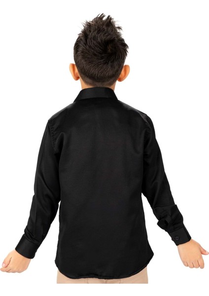 Düz Renk Erkek Çocuk Gömlek MNK0575 fiyatları