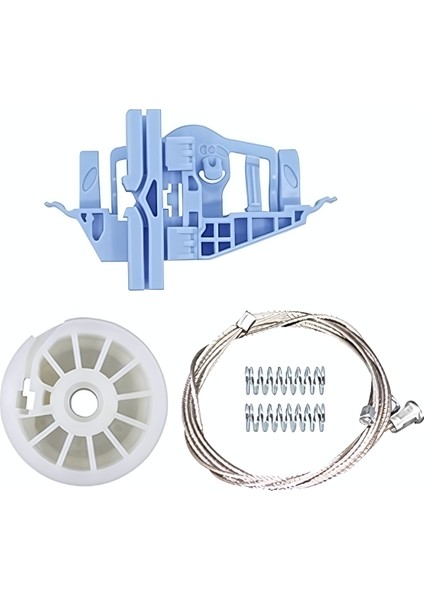 Opel Combo D 2012-20018 Arası Ön Sağ Kapı Uyumlu Cam Kriko Teli ve Tamir Seti Takımı Kiti