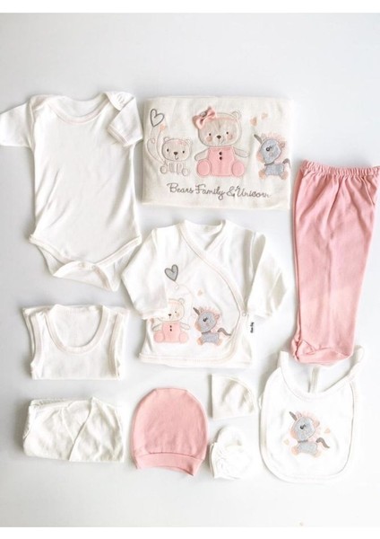 Major Selection Pamuklu 10 Parça Hastane Çıkışı Zıbın Seti