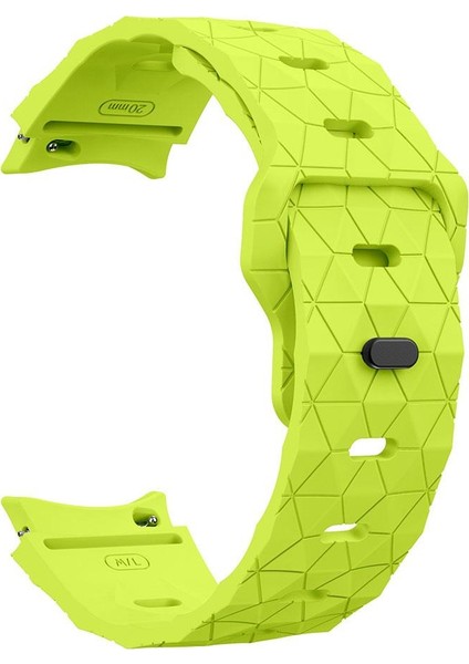 Samsung Galaxy Watch 7 40 44 mm Silikon Kordon Geometrik Desenli Spor Tasarım Premium Kayış