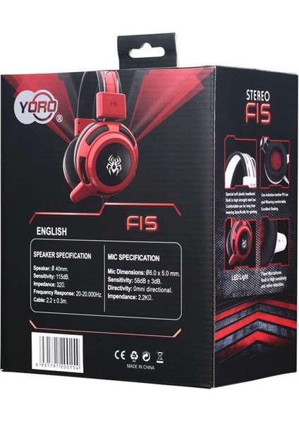 F05 Ps4 Ps5 Xbox Bilgisayar Gaming Oyuncu Kulaklığı Mikrofonlu Kulaklık 2 Metre Kablo