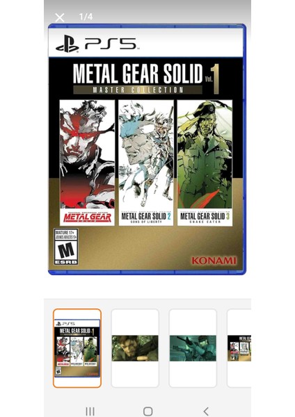 Metal Gear Solid Master Vol 1