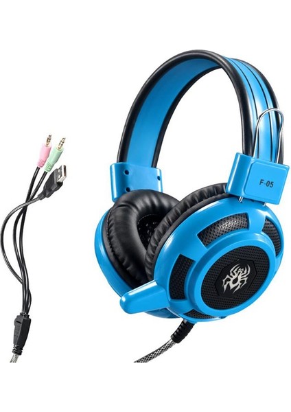 F05 Ps4 Ps5 Xbox Bilgisayar Gaming Oyuncu Kulaklığı Mikrofonlu Kulaklık 2 Metre Kablo