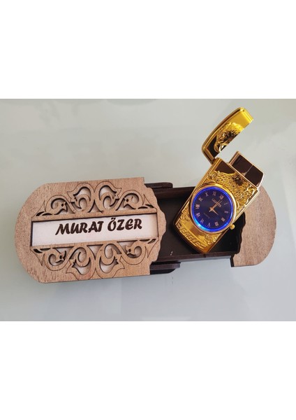 Çakmak Kişiye Özel Isim Yazılı ve Mdf Tasarım Kutulu NO:184 fırsatları