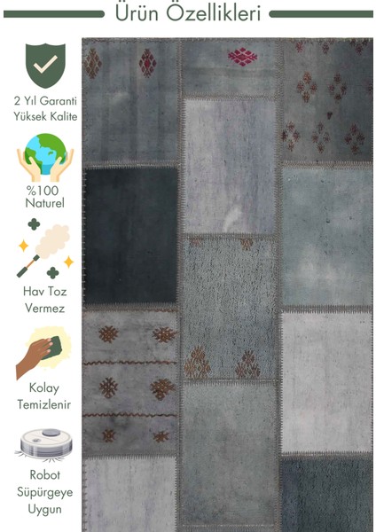 Maldives %100 Naturel Pamuk Yün Salon Oturma Odası Geleneksel Kendir Patchwork Kilim 01 Stone