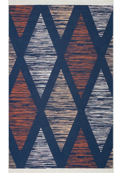 Maya %100 Naturel Pamuk Yıkanabilir Çift Taraflı Oturma Odası Mutfak Koridor Modern Kilim 38 Multy