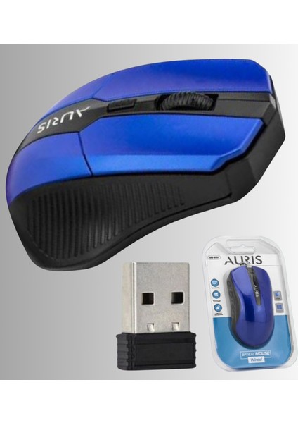 Kablosuz Bağlantılı 1600 Dpı Yazılımsız Optik Mouse