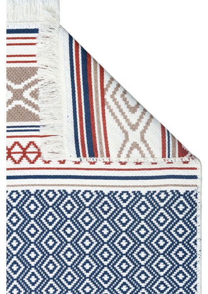 Maya %100 Naturel Pamuk Yıkanabilir Çift Taraflı Oturma Odası Mutfak Koridor Modern Kilim 26 Navbeg