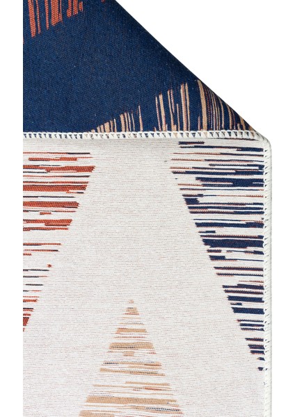 Maya %100 Naturel Pamuk Yıkanabilir Çift Taraflı Oturma Odası Mutfak Koridor Modern Kilim 38 Multy