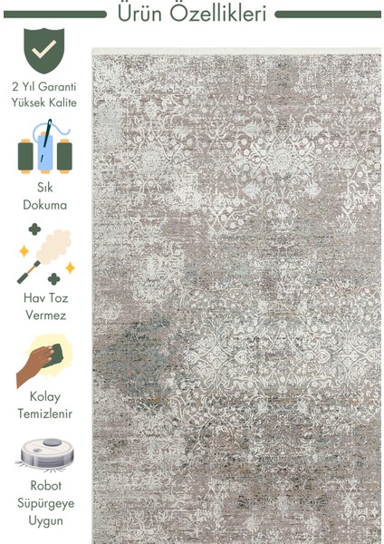 Elegant Özel Işıltılı Yüksek Kaliteli Sık Dokuma Salon Oturma Odası Koridor Modern Halı 10CREMGREYXW