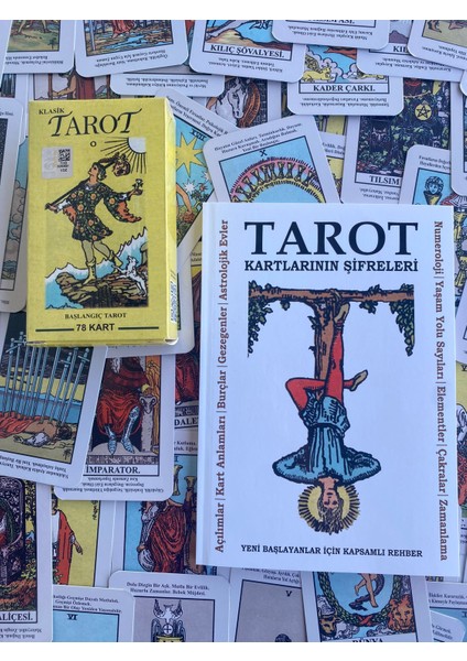 Açıklamalı Rider Waite Tarot Destesi ve Tarot Katlarının Şifreleri Yeni Başlayanlar Kapsamlı Kitap