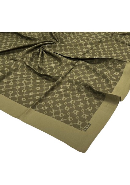 Elegance Monogram Eşarp - Haki 934 fiyatları